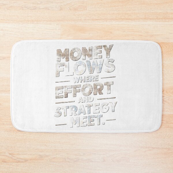 Item preview, Money Flows Where Effort and Strategy Meet - Hustle Art designed and sold by vividthreads99.
