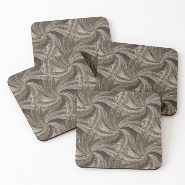 Item preview, Winter Pinch Spiral Pattern in Beige Brown designed and sold by Artistestella.