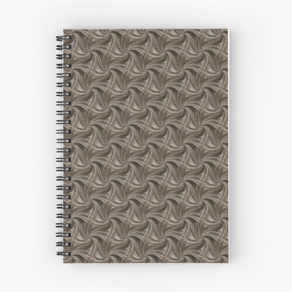 Item preview, Winter Pinch Spiral Pattern in Beige Brown designed and sold by Artistestella.