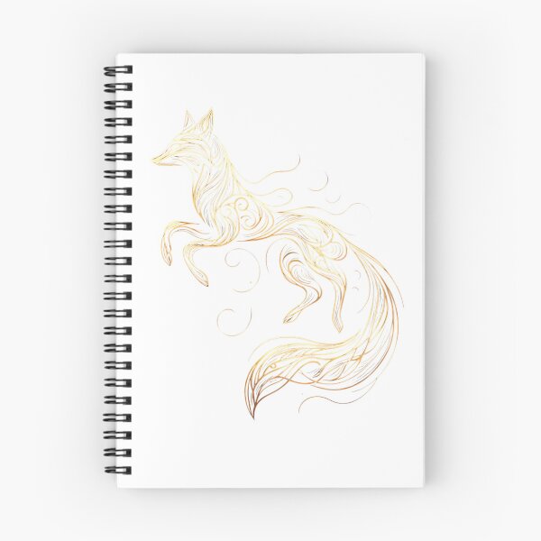 Item preview, Gold Fox Line Art Aesthetic Minimalist Golden Wildlife Tee designed and sold by SabinasDesign.