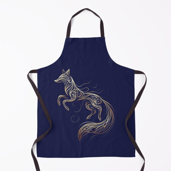 Item preview, Gold Fox Line Art Aesthetic Minimalist Golden Wildlife Tee designed and sold by SabinasDesign.