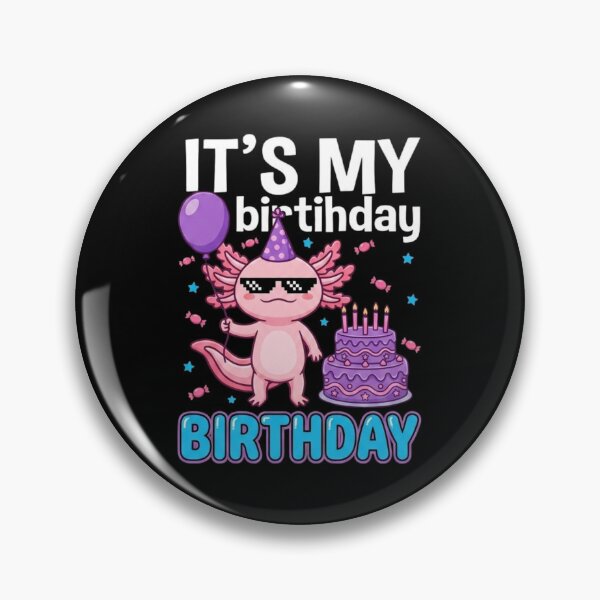 Item preview, funny Its My Birthday PNG | Cute Axolotl Sublimation | Gamer Boy DTF | Kids Shirt Design designed and sold by HamadaArtivio1.
