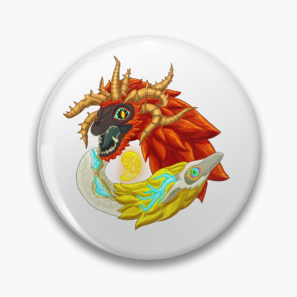 Item preview,  Light and demon dragon duel  designed and sold by Artsydragongal.
