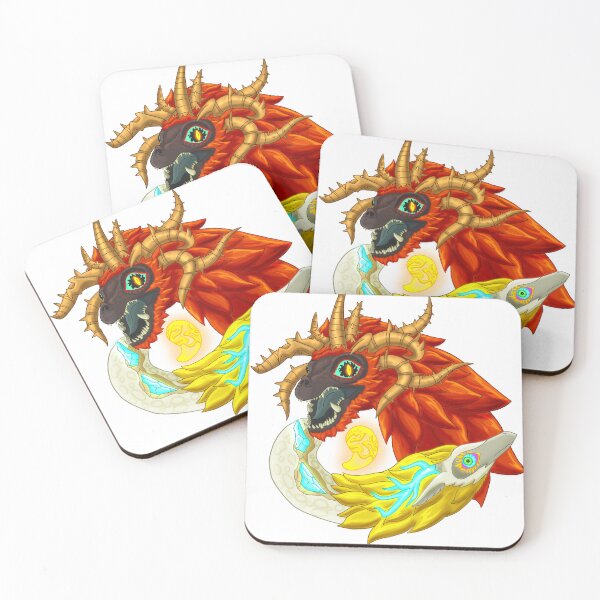 Item preview,  Light and demon dragon duel  designed and sold by Artsydragongal.