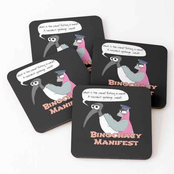 Item preview, Bird Cop Arresting Ibis designed and sold by secludedartwork.