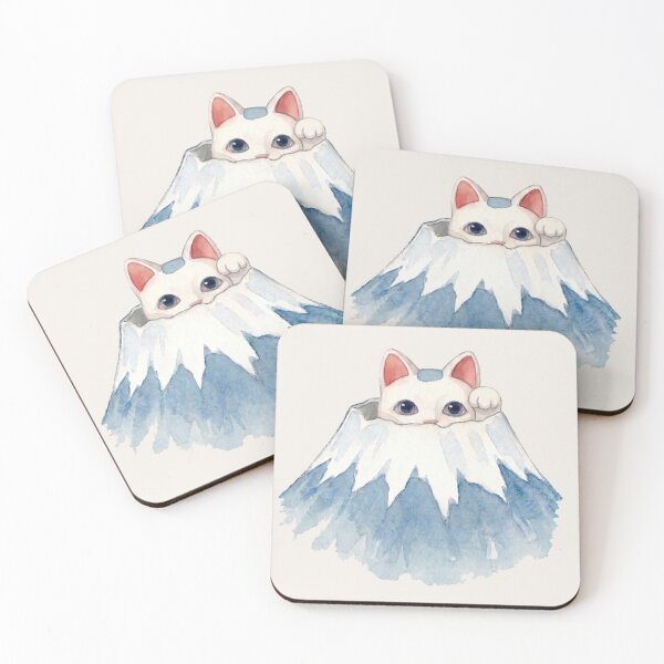 Item preview, Lucky Cat Mount Fuji designed and sold by Kooky Kiddy.