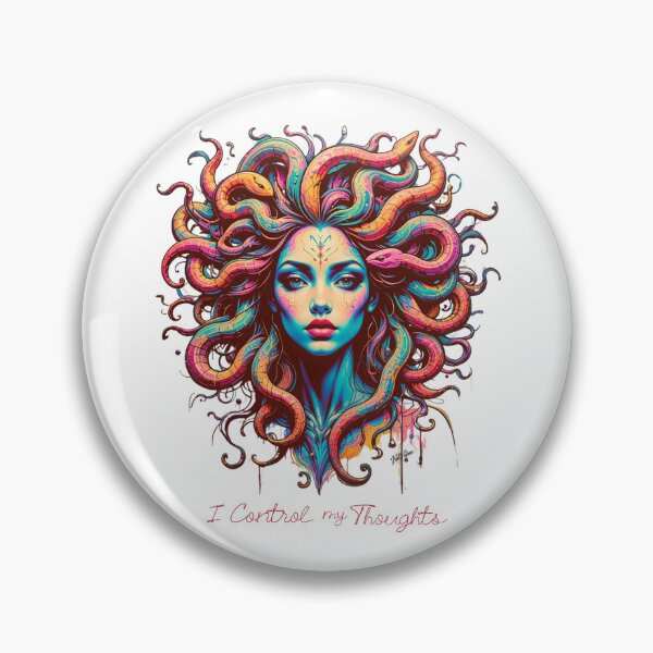 Item preview, Medusa Mind Control - I Control My Thoughts designed and sold by AwarenessByDesign.