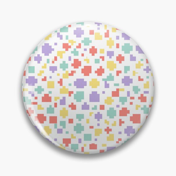 Item preview, Pastel Pixel Cross Confetti Pattern | Cute Kawaii Plus Sign Scatter Design | Colorful Retro 8-Bit Art designed and sold by Patterns Workshop.