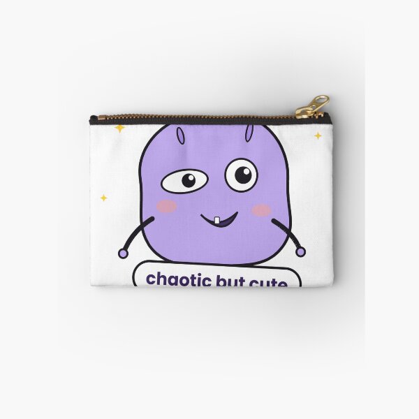 Item preview, Chaotic But Cute Purple Blob Sticker designed and sold by QuirkyCartel.