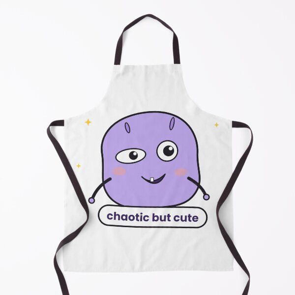 Item preview, Chaotic But Cute Purple Blob Sticker designed and sold by QuirkyCartel.