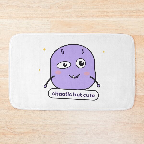 Item preview, Chaotic But Cute Purple Blob Sticker designed and sold by QuirkyCartel.