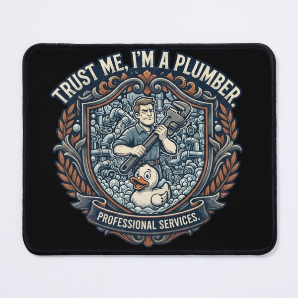 Item preview, Funny Plumber Gift Trust Me I'm A Plumber Professional Services Plumbing Design designed and sold by thoughtswear.