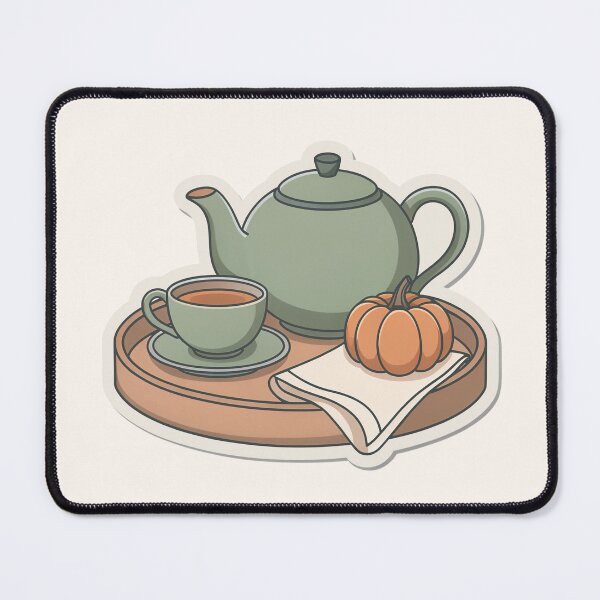 Item preview, Tea and Tiny Pumpkin Tray designed and sold by TrendMorphic.