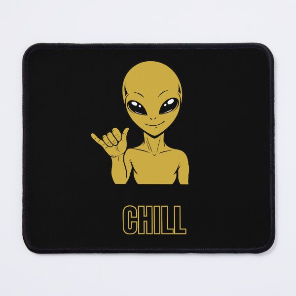 Item preview, ZORGO Signals Gold Edition – Funny Alien Hand Gesture | Minimalist Space Character Sticker designed and sold by The-Visitors.
