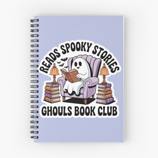 Item preview, Reads Spooky Stories Ghouls Book Club Cute Ghost Reader T-Shirt designed and sold by Raw Tigers.