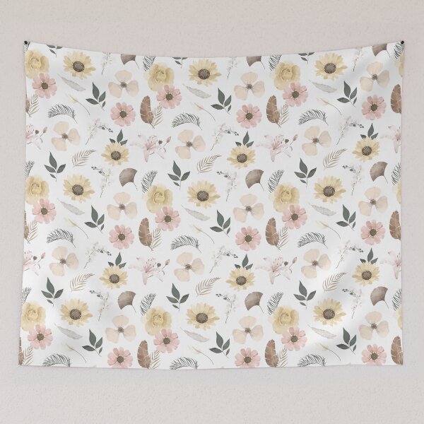 Item preview, Boho Floral Pattern Watercolor Botanical Watercolor Art. designed and sold by Zaya_art.