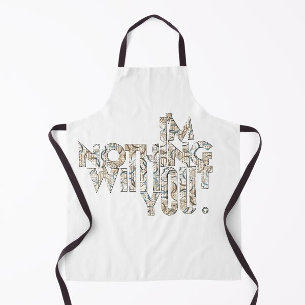 Item preview, I'm Nothing Without You - Romantic Geometric Typography designed and sold by vividthreads99.