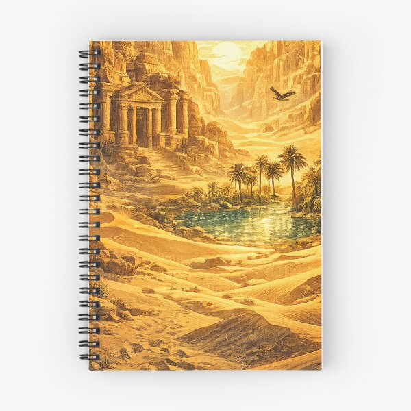 Item preview, Ancient Temple Ruins: Desert Oasis Classical Architecture Golden Hour designed and sold by irfanshikh.