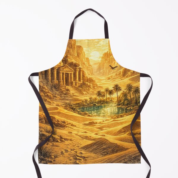 Item preview, Ancient Temple Ruins: Desert Oasis Classical Architecture Golden Hour designed and sold by irfanshikh.