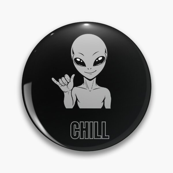 Item preview, ZORGO Signals Silver Edition – Funny Alien Hand Gesture | Minimalist Space Character Sticker designed and sold by The-Visitors.