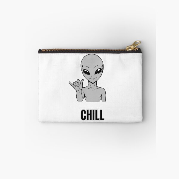 Item preview, ZORGO Signals Silver Edition – Funny Alien Hand Gesture | Minimalist Space Character Sticker designed and sold by The-Visitors.