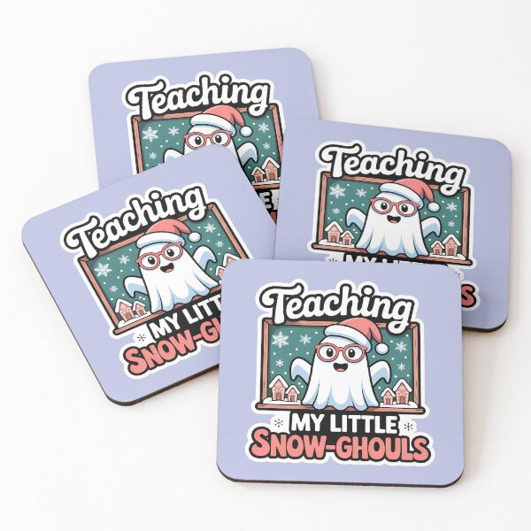 Item preview, Teaching My Little Snow Ghouls Cute Christmas Teacher Shirt designed and sold by Raw Tigers.