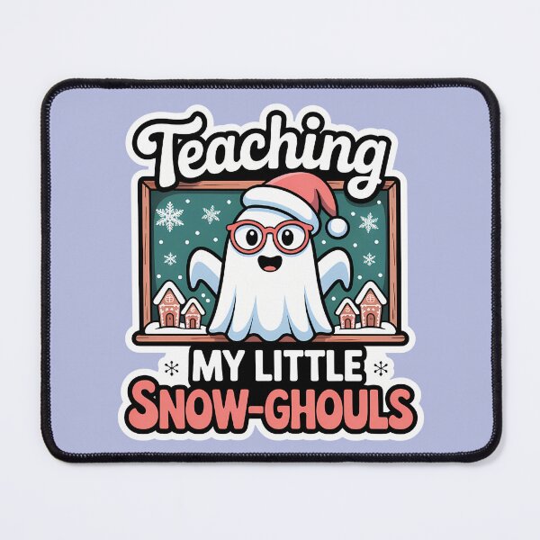 Item preview, Teaching My Little Snow Ghouls Cute Christmas Teacher Shirt designed and sold by Raw Tigers.