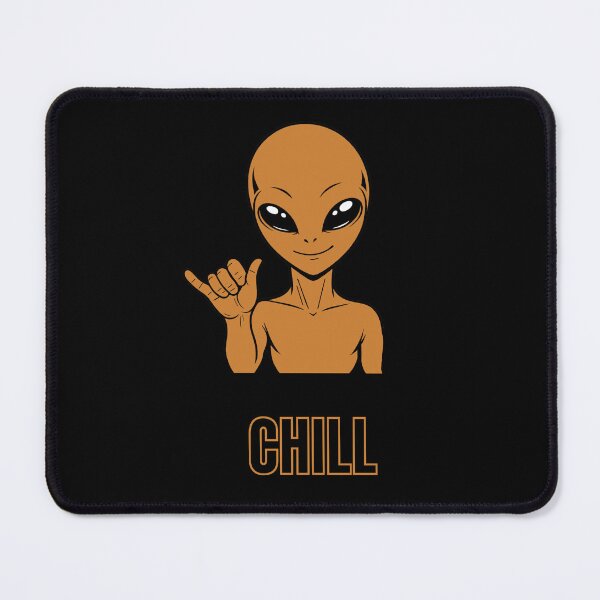 Item preview, ZORGO Signals Bronze Edition – Funny Alien Hand Gesture | Minimalist Space Character Sticker designed and sold by The-Visitors.