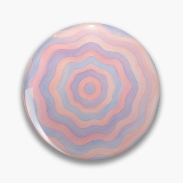 Item preview, Watercolor Ripple Mandala Pattern | Soft Pastel Concentric Wave Design | Dreamy Kaleidoscope Art designed and sold by Patterns Workshop.