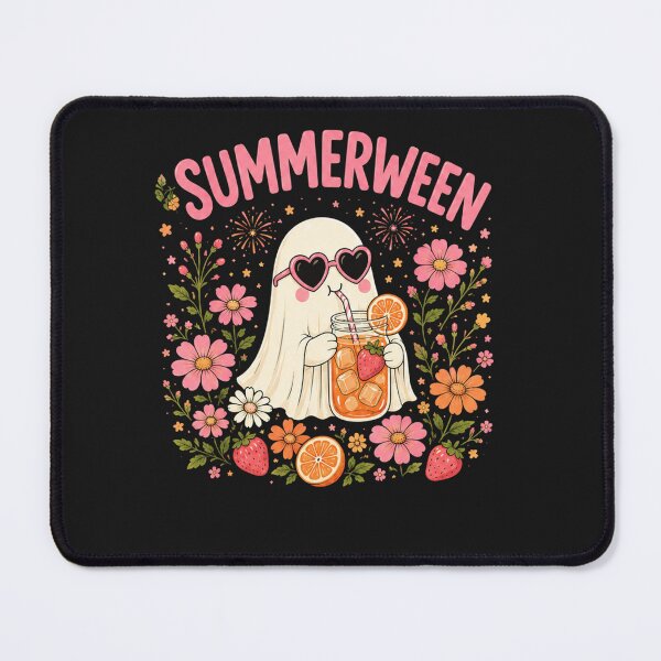 Item preview, Summerween Funny Ghost Halloween Summer Floral lover designed and sold by kotastiart.