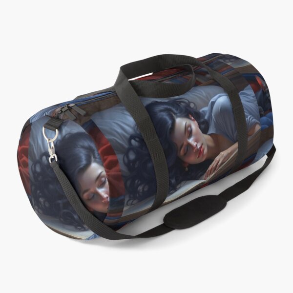 Item preview, Sleeping Girl with Cat on Big Open Book Dark Academia Art designed and sold by UmSkelig834.