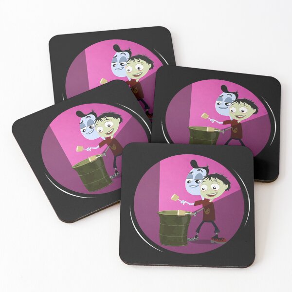 Item preview, Frank and Len Playing Trashcan Drums designed and sold by QueenAlicorn.