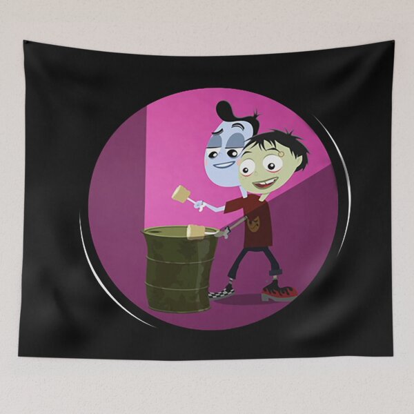 Item preview, Frank and Len Playing Trashcan Drums designed and sold by QueenAlicorn.