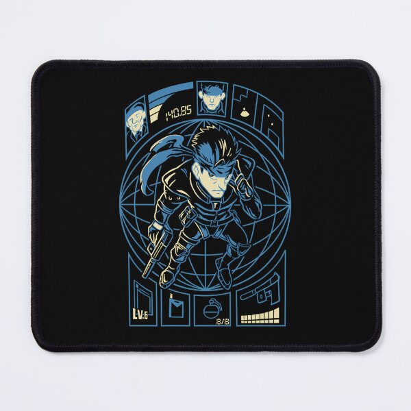 Item preview, Gear Solid Solid Snake Blue Tactical Code Screen designed and sold by ZiZitCo.