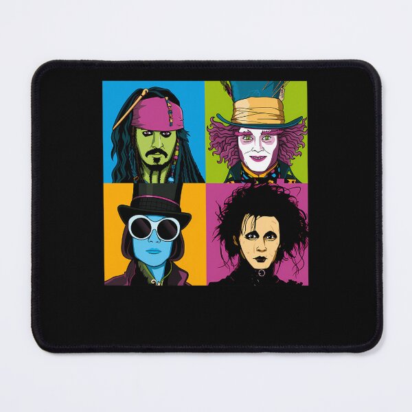 Item preview, Johnny Depp Characters Pop Portrait designed and sold by ZiZitCo.