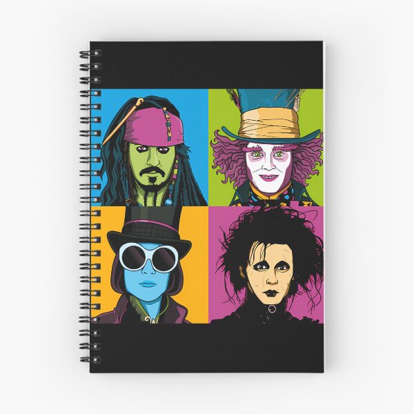 Item preview, Johnny Depp Characters Pop Portrait designed and sold by ZiZitCo.