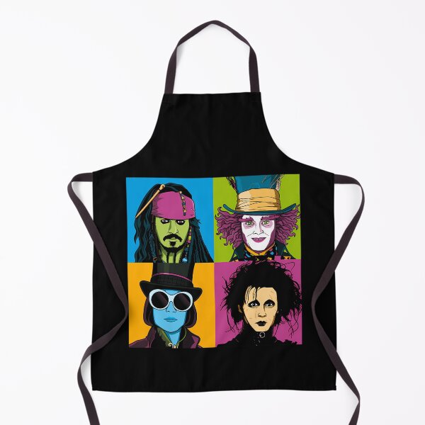 Item preview, Johnny Depp Characters Pop Portrait designed and sold by ZiZitCo.