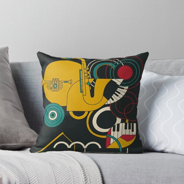 Item preview, Minimalistic Jazzy Architecture Art Print | Mid Century Concrete Jazz Poster | Bauhaus Geometric Music Canvas designed and sold by SergioMiklos.