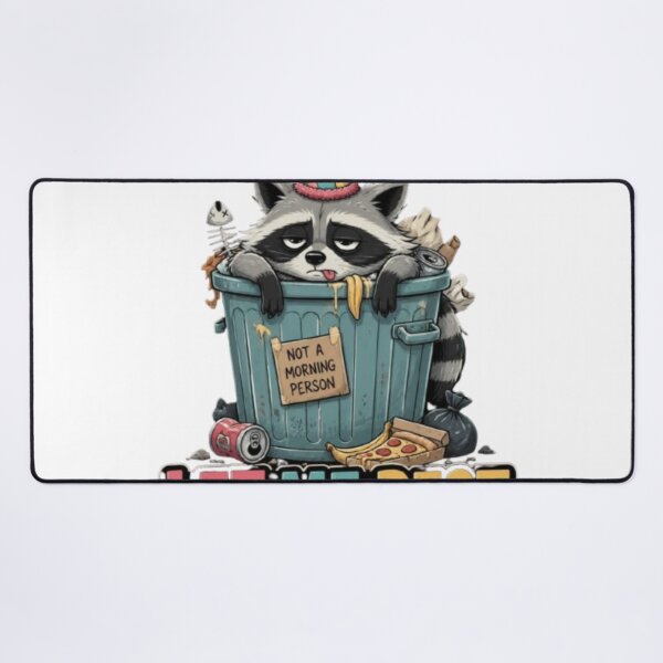 Item preview, Let Me Rest Funny Tired Raccoon In Trash Can designed and sold by Ankushpc.