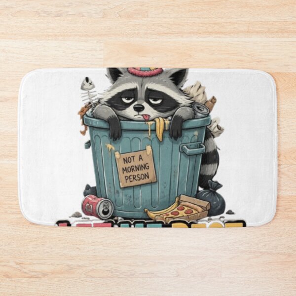 Item preview, Let Me Rest Funny Tired Raccoon In Trash Can designed and sold by Ankushpc.