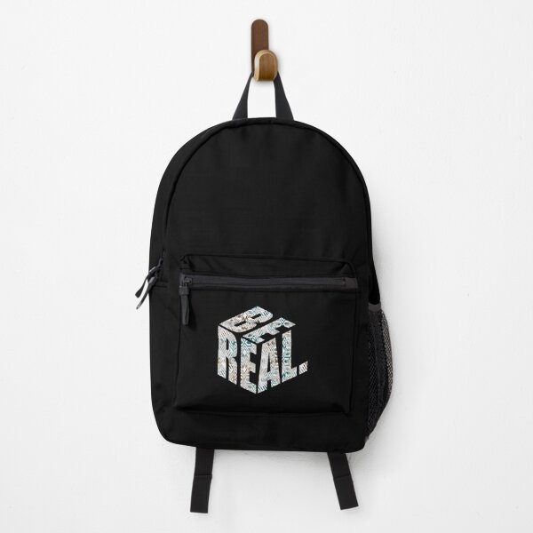 Item preview, Be Real 3D Cube Typography - Geometric Streetwear Art designed and sold by vividthreads99.