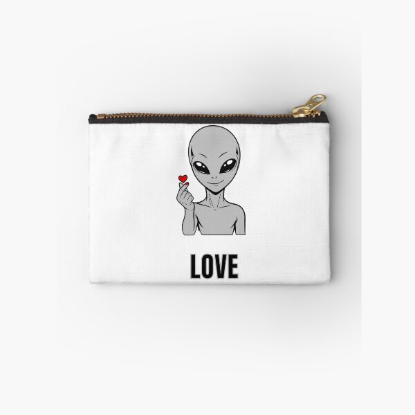 Item preview, ZORGO Signals Silver Edition – Funny Alien Hand Gesture | Minimalist Space Character Sticker designed and sold by The-Visitors.