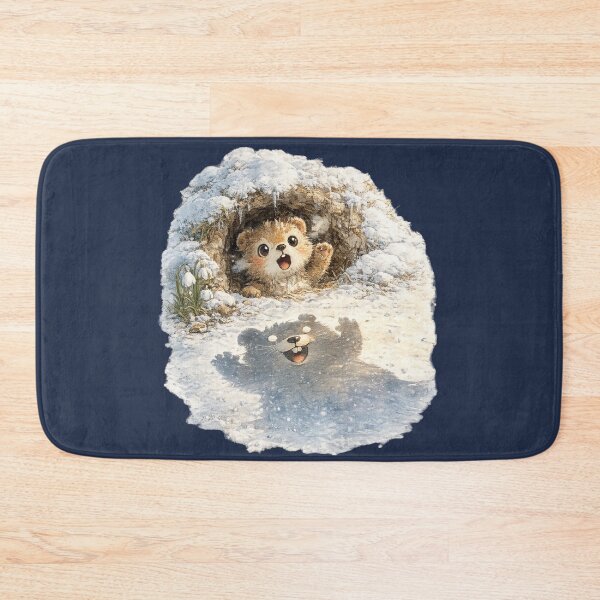 Item preview, Cute Groundhog Day Watercolor – Kawaii Groundhog with Funny Shadow Illustration designed and sold by MagicMakerPh.