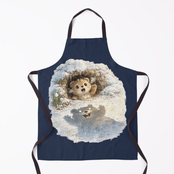 Item preview, Cute Groundhog Day Watercolor – Kawaii Groundhog with Funny Shadow Illustration designed and sold by MagicMakerPh.