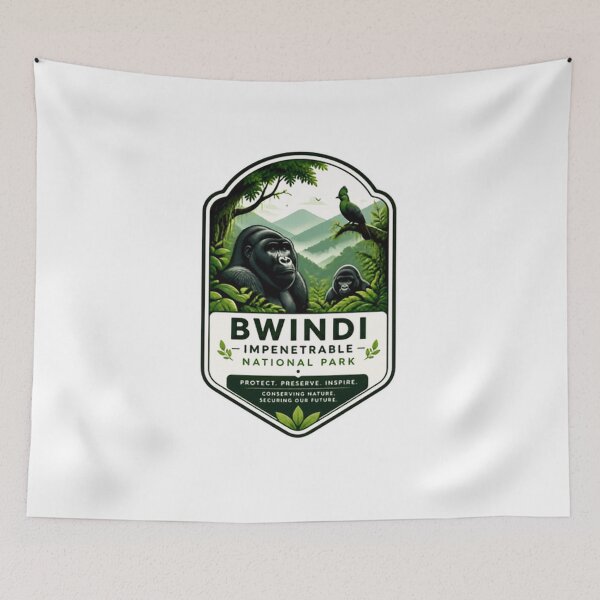 Item preview, Bwindi Impenetrable National Park Protect Preserve Inspire Conserving Nature Securing Our Future Uganda Gorilla Trekking Wildlife Conservation Travel designed and sold by Simsimah26Parks.