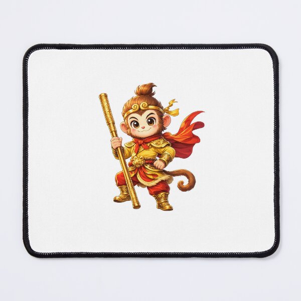 Item preview, Cute Monkey King Cartoon | Chibi Sun Wukong 2D Illustration | Kawaii Mythical Monkey Art designed and sold by Endywestface.