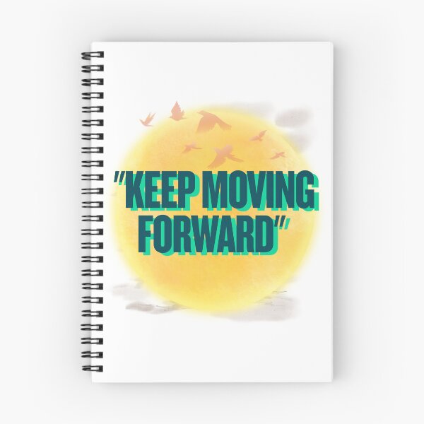 Item preview, "Keep Moving Forward" inspirational quotes designed and sold by Max & Jacob Publishing.