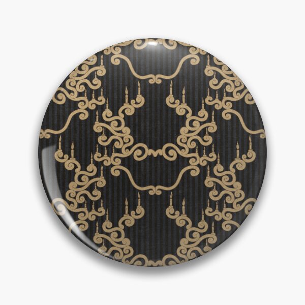 Item preview, Midnight Magic - Opulent Halloween Damask Candelabra designed and sold by DesigndN.
