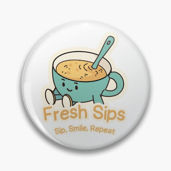 Item preview, Cute Fresh Sips Kawaii Drink Sticker designed and sold by Echo_Design.