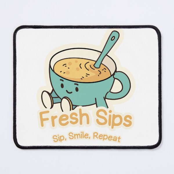 Item preview, Cute Fresh Sips Kawaii Drink Sticker designed and sold by Echo_Design.